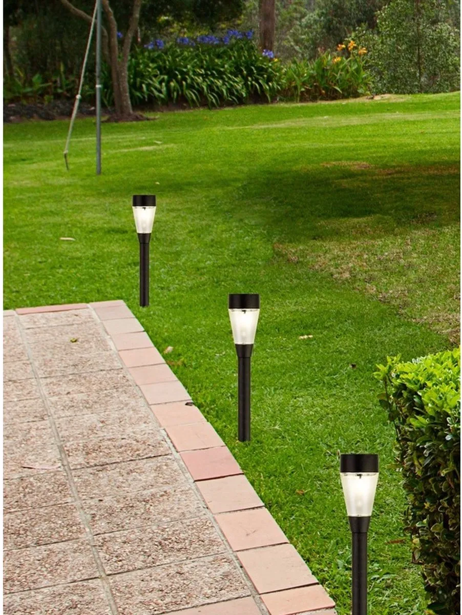 Lumineo Jive Solar Verlichting 3x - 32cm - Zwart
