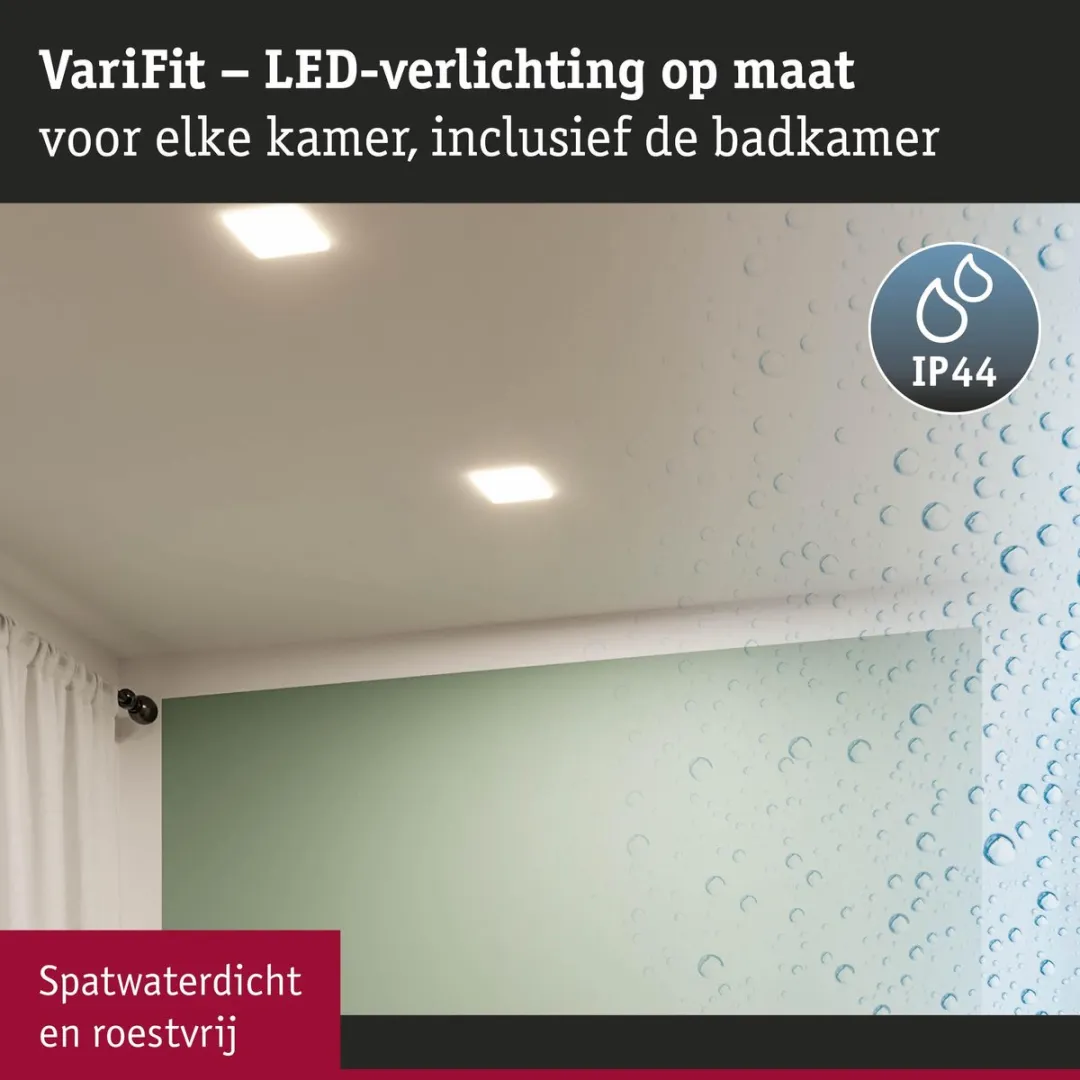 Paulmann VariFit Veluna Edge LED-inbouwpaneel 18W 1400lm - Tunable White - IP44