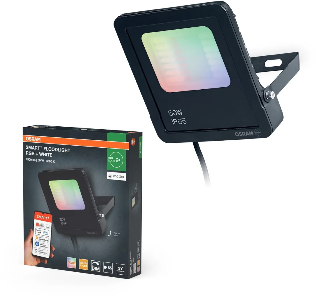 Osram SMART+ Matter Schijnwerper 10W RGBW - 800lm - IP65
