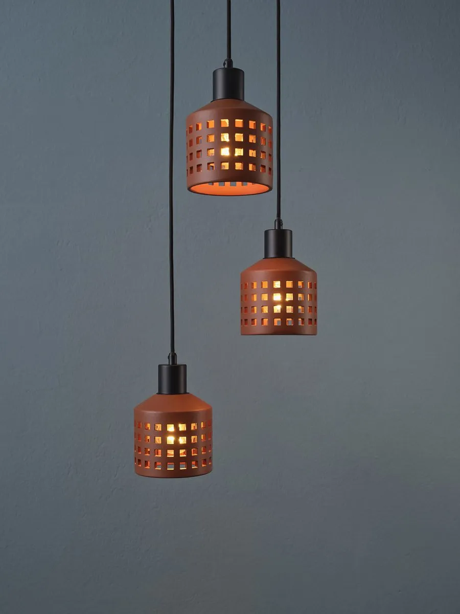 Osram Decor Clay Windows Pendant PL 3xE27 Bruin - 3 Lampen