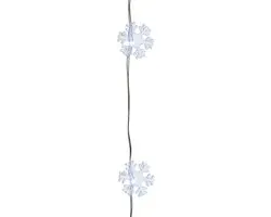 Lumineo Sneeuwvlokken Lichtsnoer 40 LED