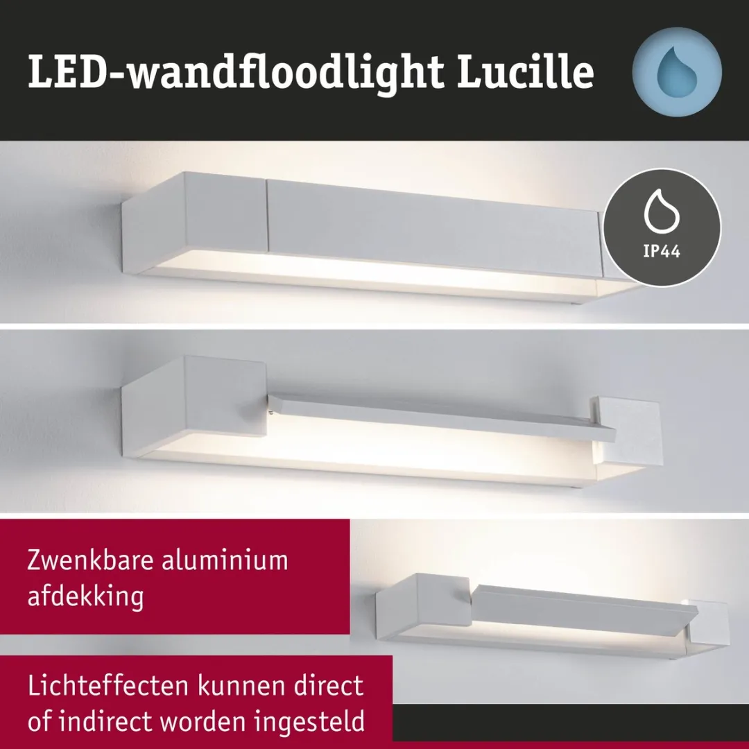 Paulmann Selection Bathroom LED-wandlamp Lucille 11.5W - 1000lm - Wit