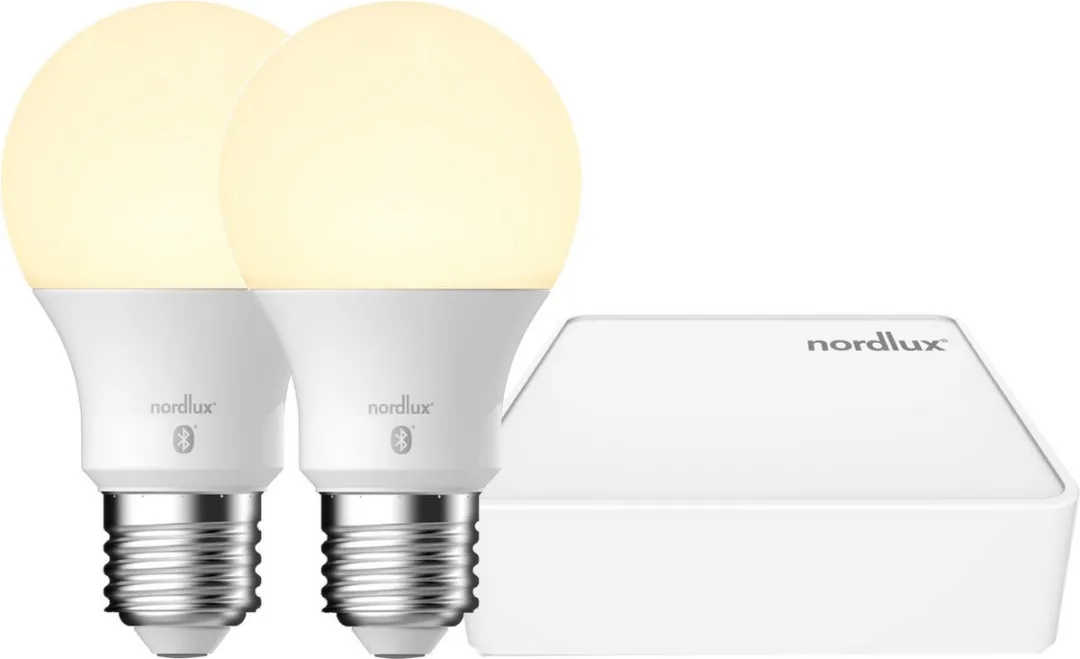 Nordlux A60 Smart Start Pack - 2x LED E27 2200-6500K Wit
