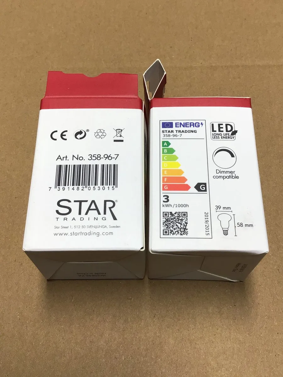 Star Trading Reflectorlamp E14 R39 2.8W - Extra Warm Wit