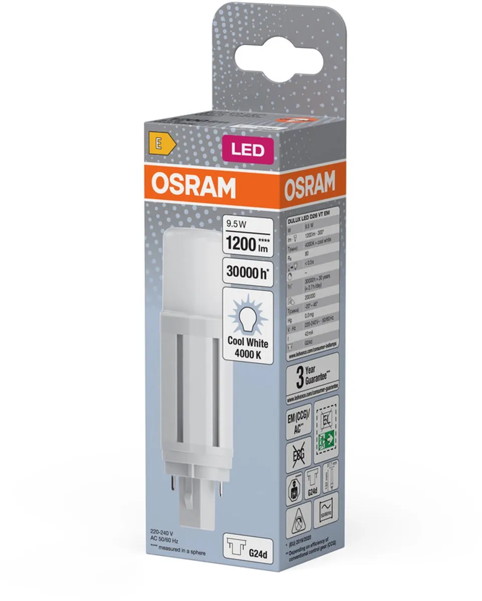 Osram LED G24d 9.5W Neutraalwit