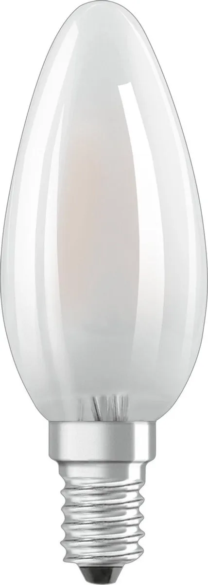 Osram LED Kaarslamp E14 2.5W Koelwit Mat - 4000K