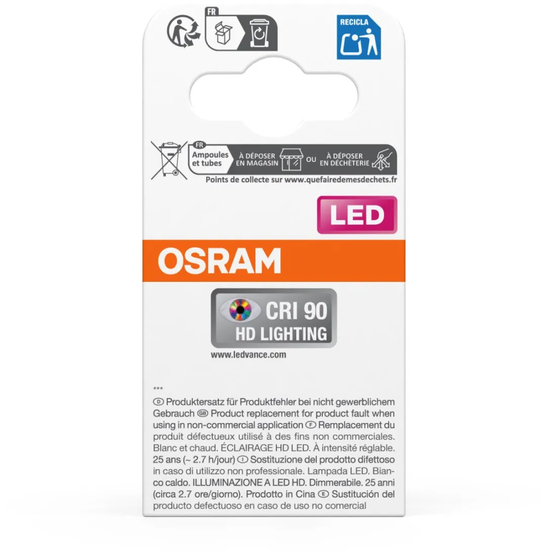 Osram LED Superstar MR16 5W 36° GU5.3 Warm Wit - 1 Stuk