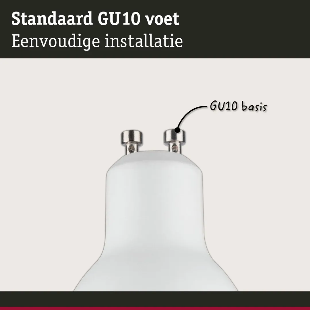 Paulmann LED Reflector GU10 Set 3x7W 2700K - 3 Stuks - afbeelding 6 van 6