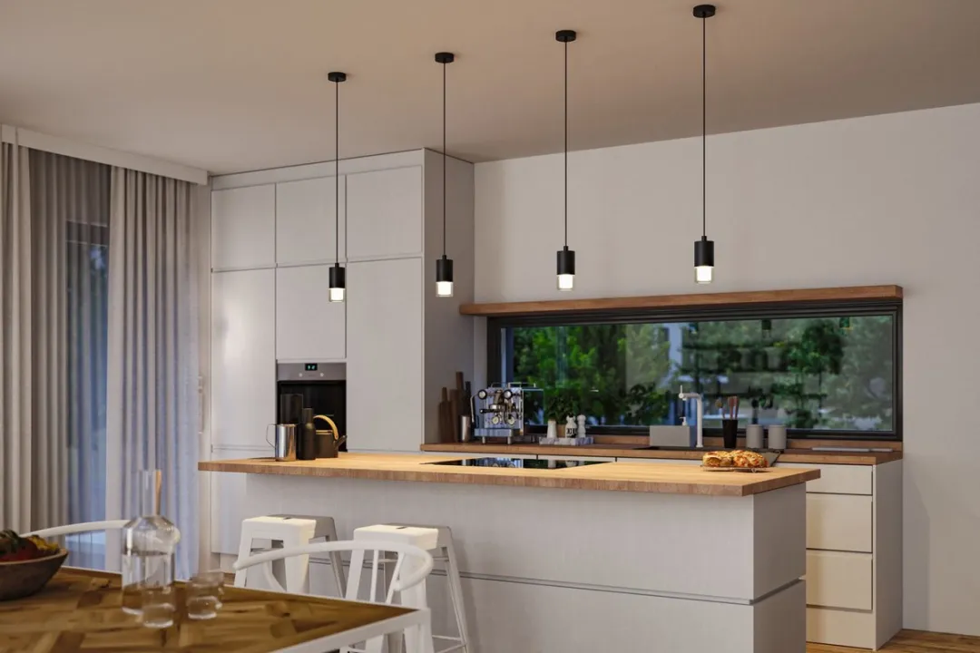 Paulmann LED-hanglamp Kame 9W - Zwart mat