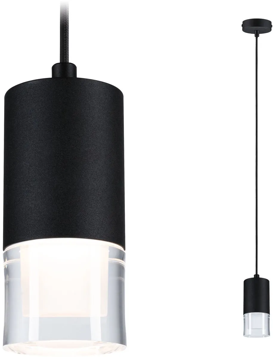 Paulmann LED-hanglamp Kame 9W - Zwart mat