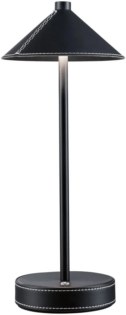 Paulmann Pellini Mobiele Tafellamp - 300lm - Zwart mat