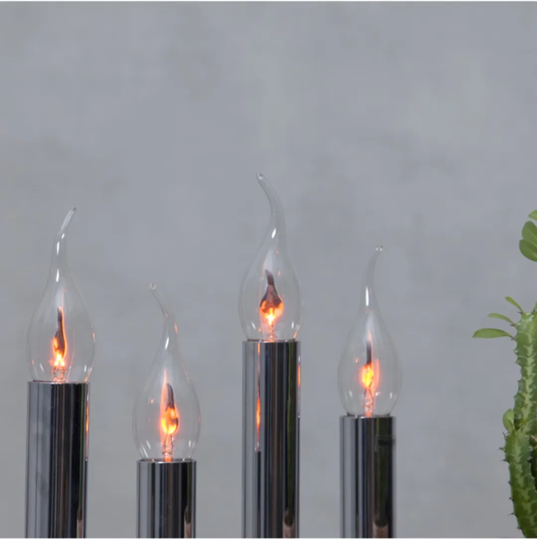 Star Trading Kaarslamp E14 3W Super Warm Wit - 5 Stuks