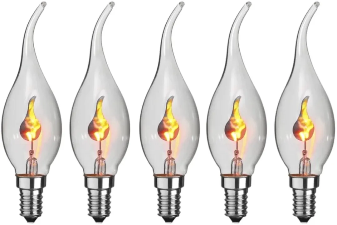 Star Trading Kaarslamp E14 3W Super Warm Wit - 5 Stuks