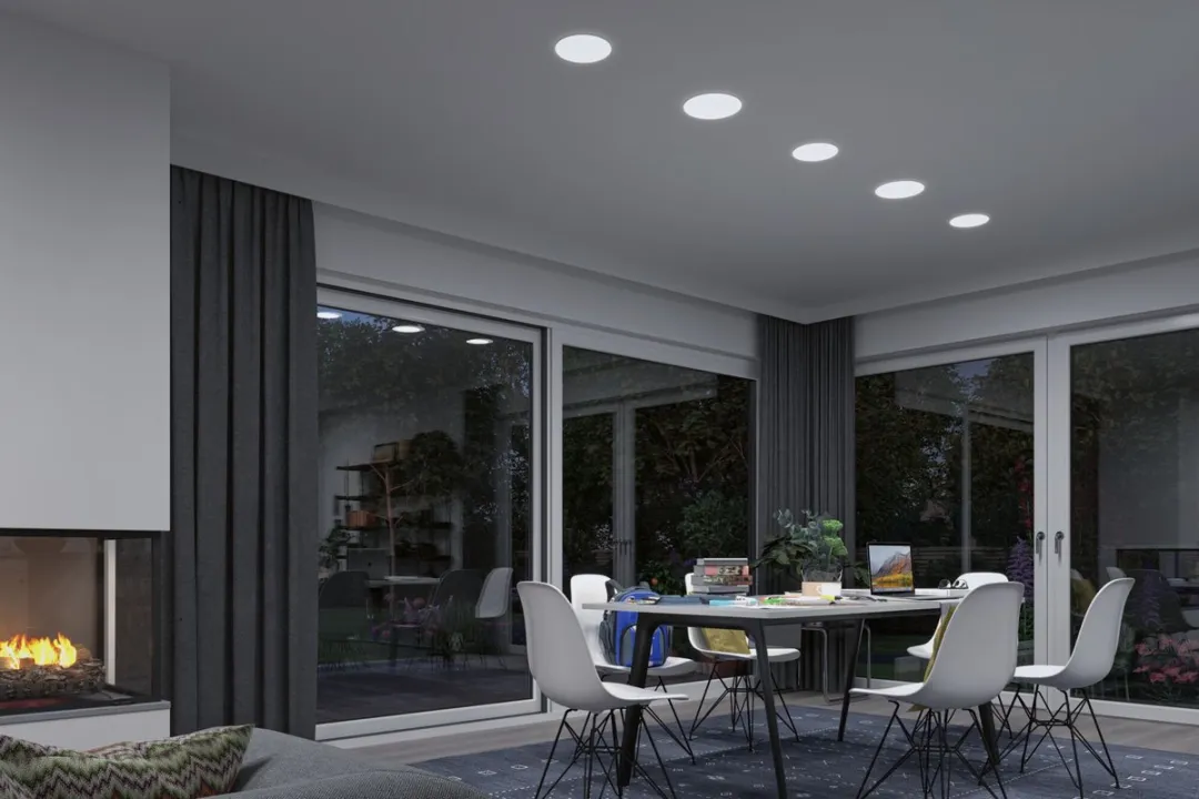 Paulmann VariFit LED-inbouwpaneel Zigbee 3.0 17W 1300lm Tunable White - Satijn Ø215mm