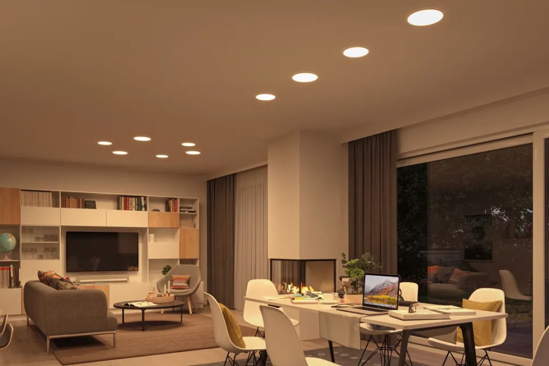 Paulmann VariFit LED-inbouwpaneel Zigbee 3.0 17W 1300lm Tunable White - Satijn Ø215mm