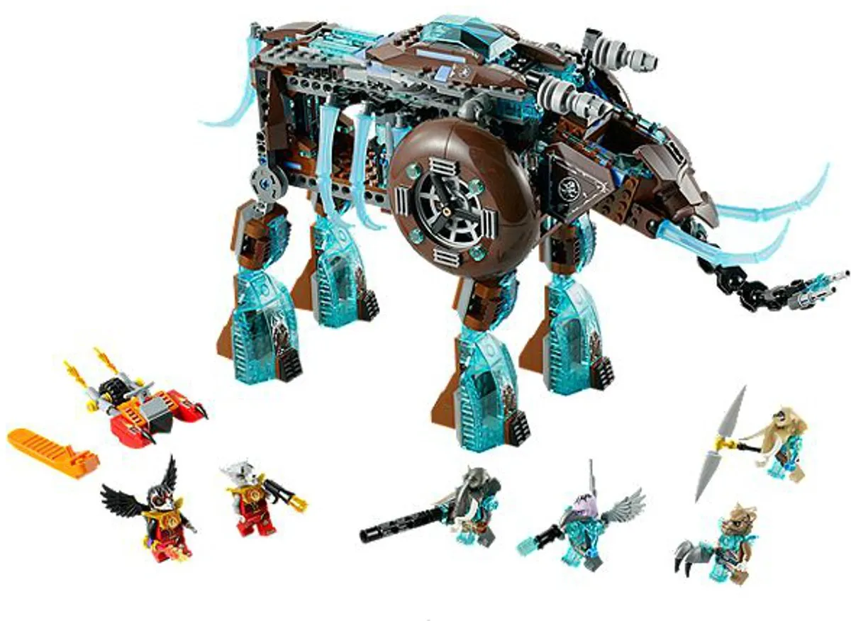LEGO Chima Maula’s IJsmammoet Stamper 70145 - 604 Stukken