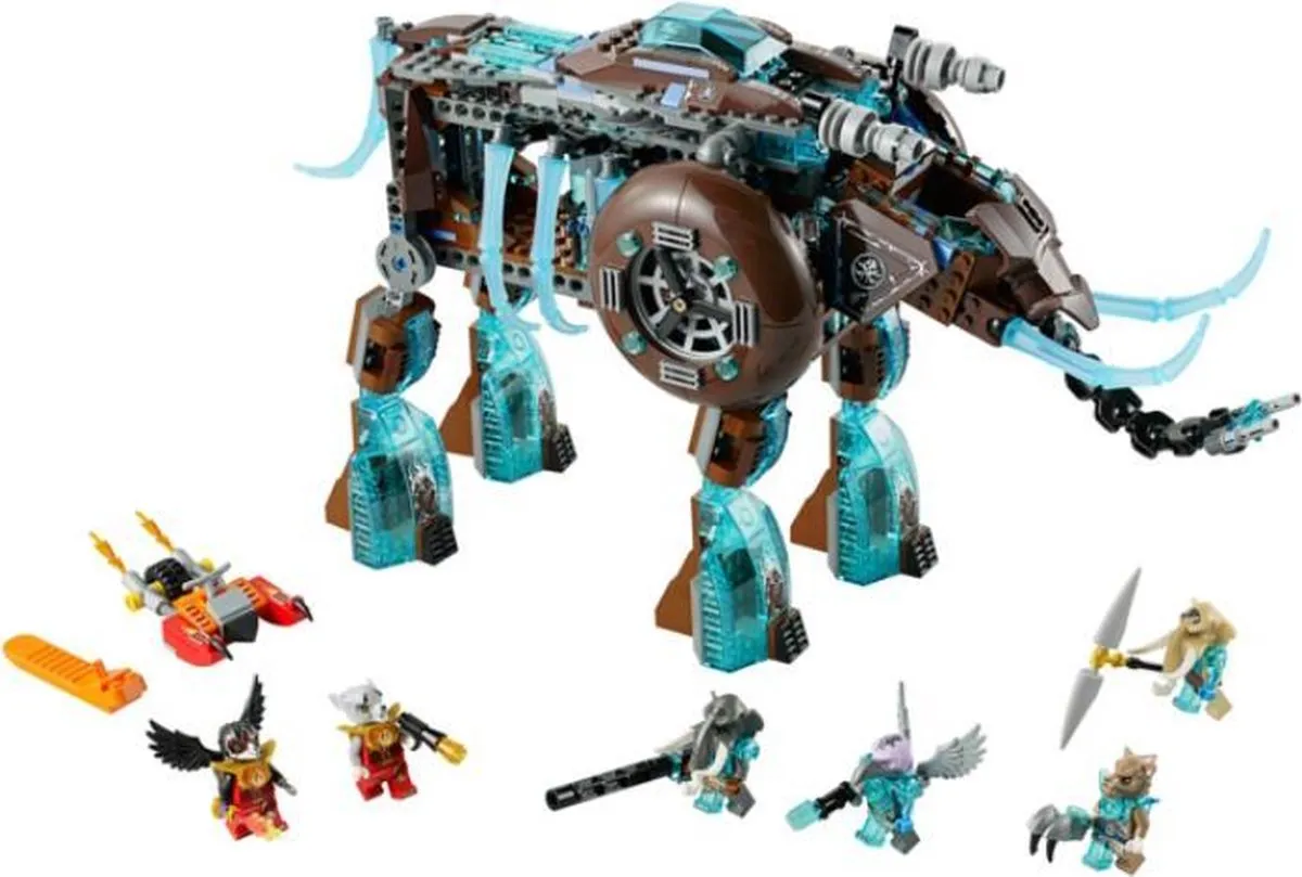 LEGO Chima Maula’s IJsmammoet Stamper 70145 - 604 Stukken