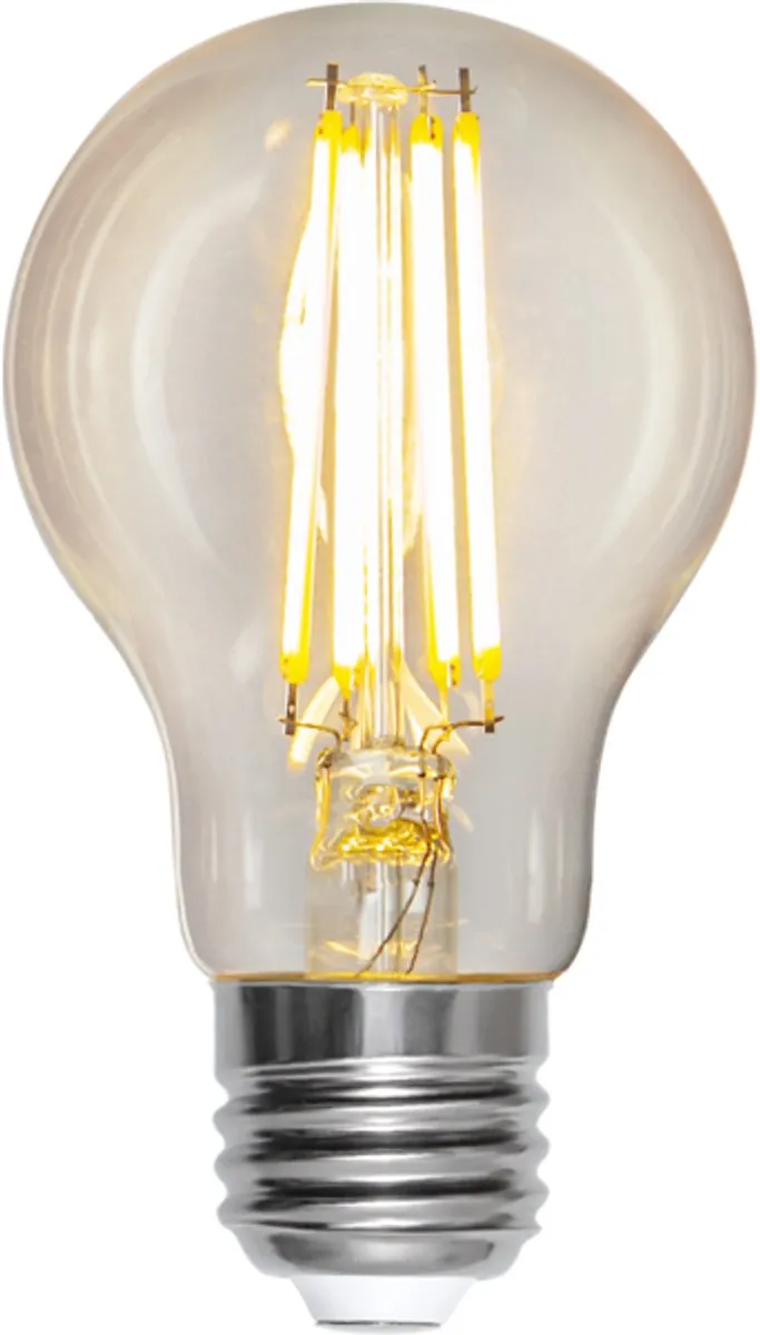 Star Trading Standaard Bol Helder E27 8W Extra Warm Wit 2700K - Dimbaar