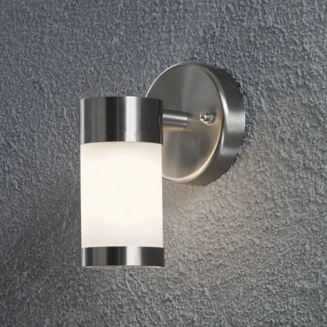 Konstsmide Wandlamp Modena 16 Cm G9 25w Staal/glas Zilver/wit