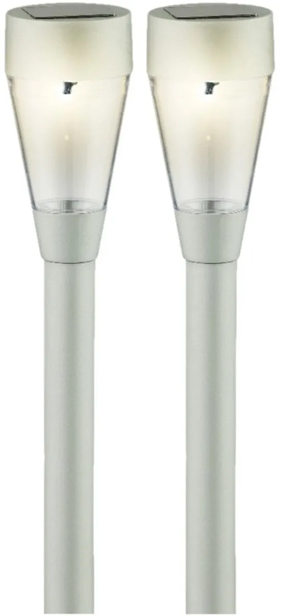 Lumineo Solar Prikspot Zilver - 1W - 32cm