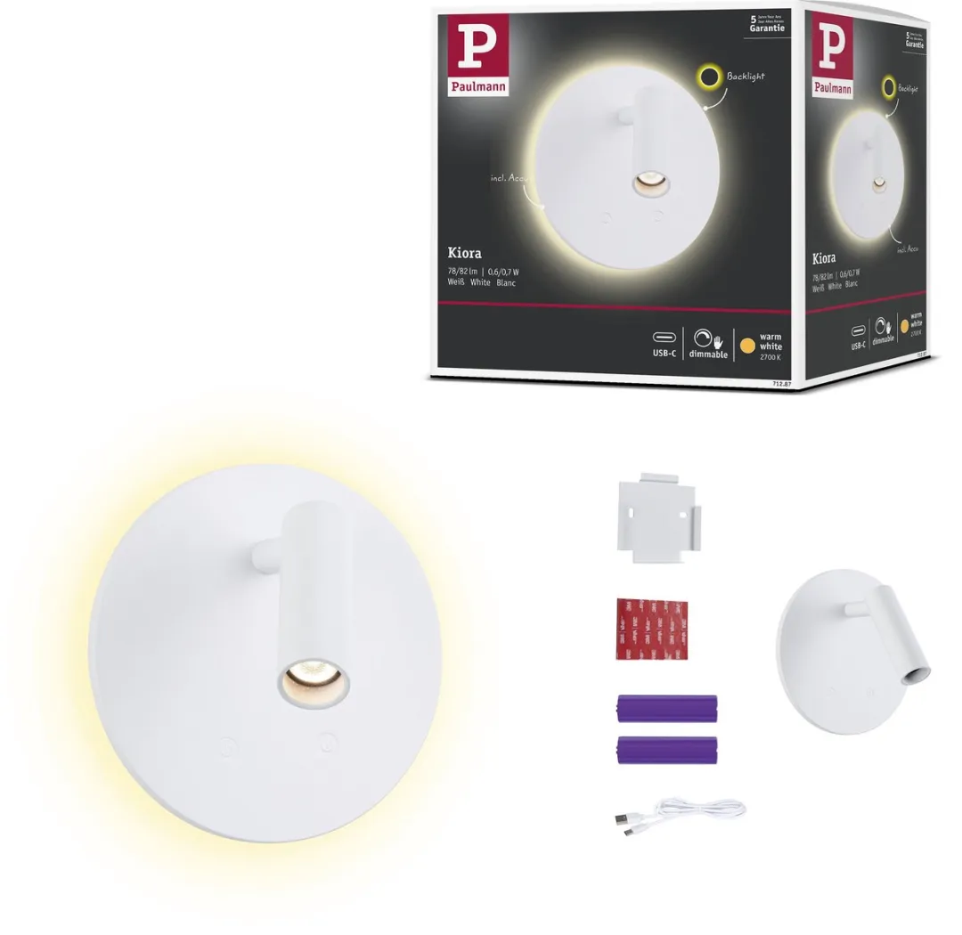 Paulmann LED Wandlamp Kiora 2700K