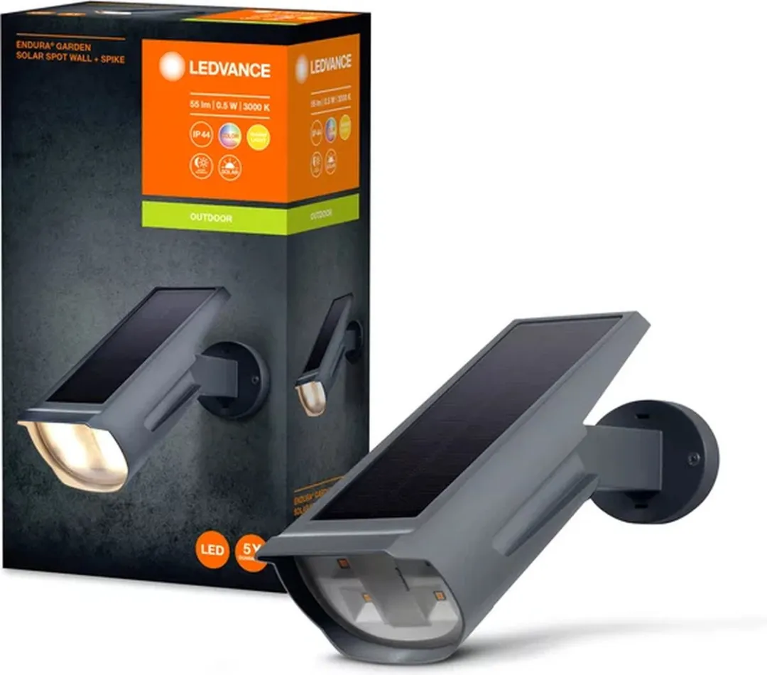 LEDVANCE Endura Garden Spot LED Tuinverlichting - Warmwit 3000K - Grijs