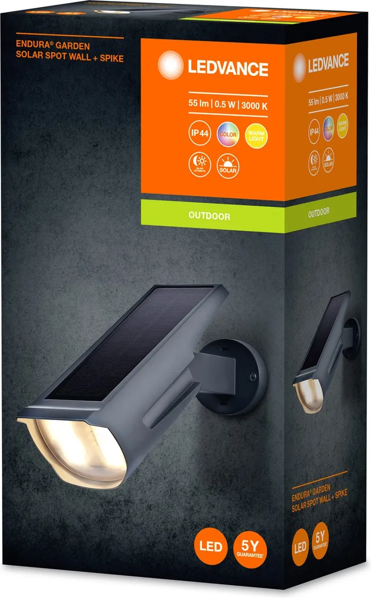 LEDVANCE Endura Garden Spot LED Tuinverlichting - Warmwit 3000K - Grijs