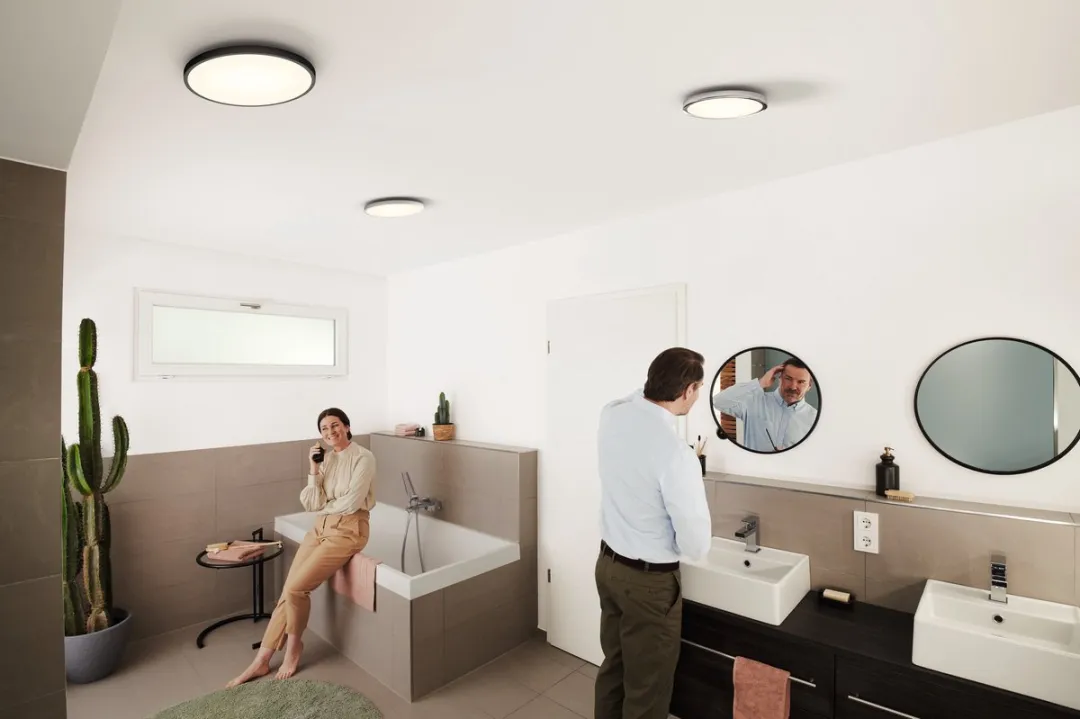 Osram SMART+ Matter Orbis Disc LED Badkamerlamp 18W 1400lm - Zilver