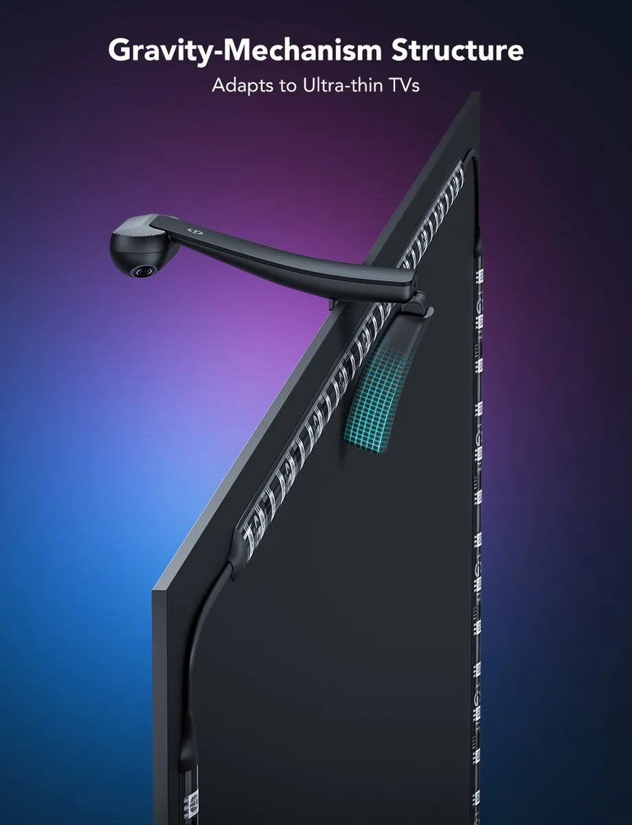 Govee TV Backlight T2 LED-strip 300 RGBIC - 75-85" - Zwart