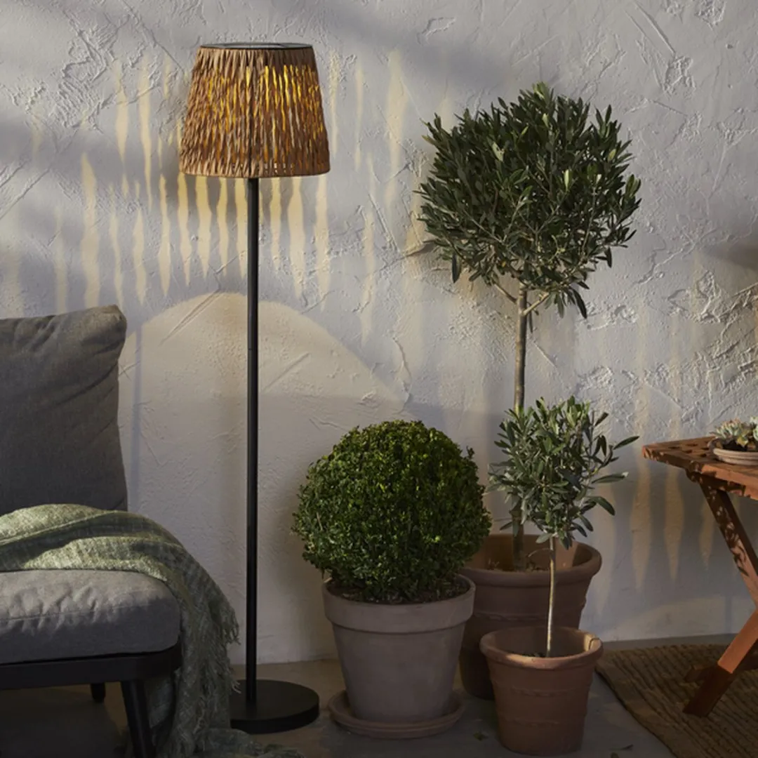 Star Trading Cesta Solarlamp - 127cm - Bruin - Warm wit - afbeelding 6 van 6