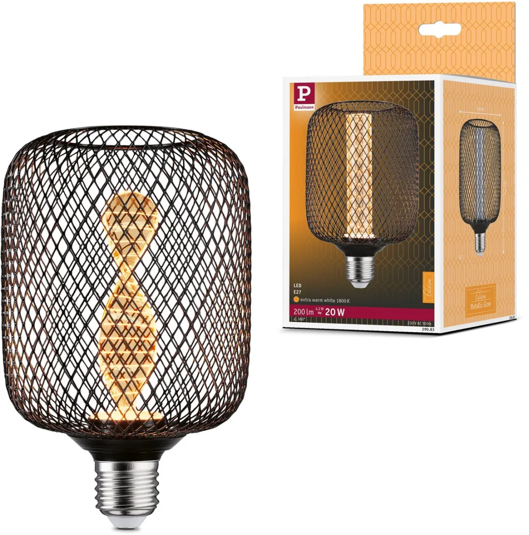 Paulmann Metallic Glow LED Ampoule E27 200lm 1800K