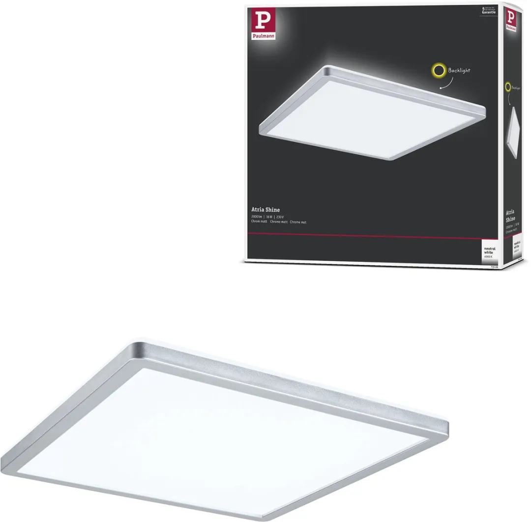 Paulmann Atria Shine LED-paneel 16W 1600lm 4000K