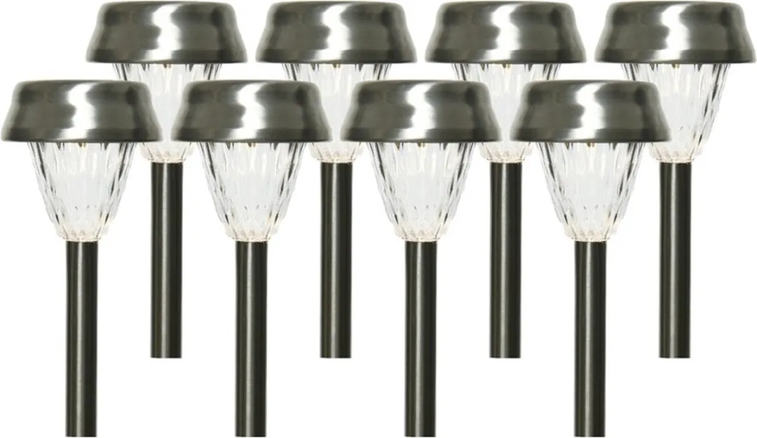Lumineo Prikspot LED Zonne-energie Lantaarnstekers 8x