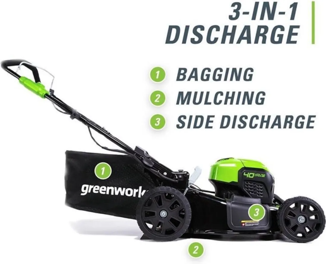 Greenworks GD40LM46SP 40V Grasmaaier - 55L - 46cm