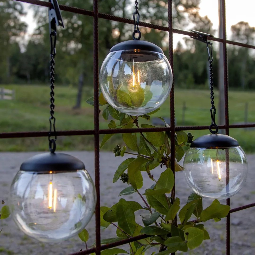 Star Trading Hanglamp Zonne-energie Set 3 Stuks - Transparant
