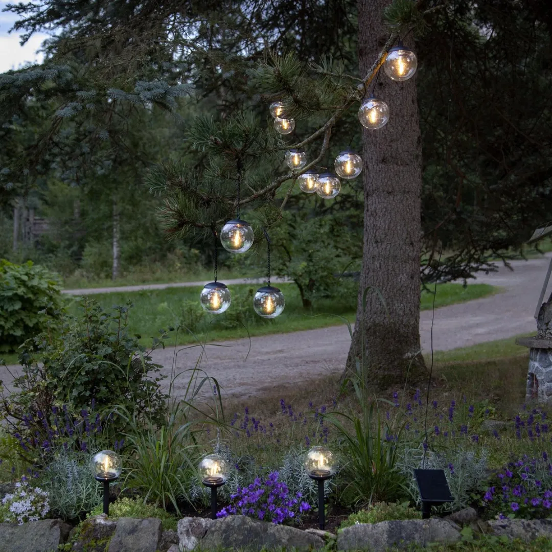Star Trading Hanglamp Zonne-energie Set 3 Stuks - Transparant