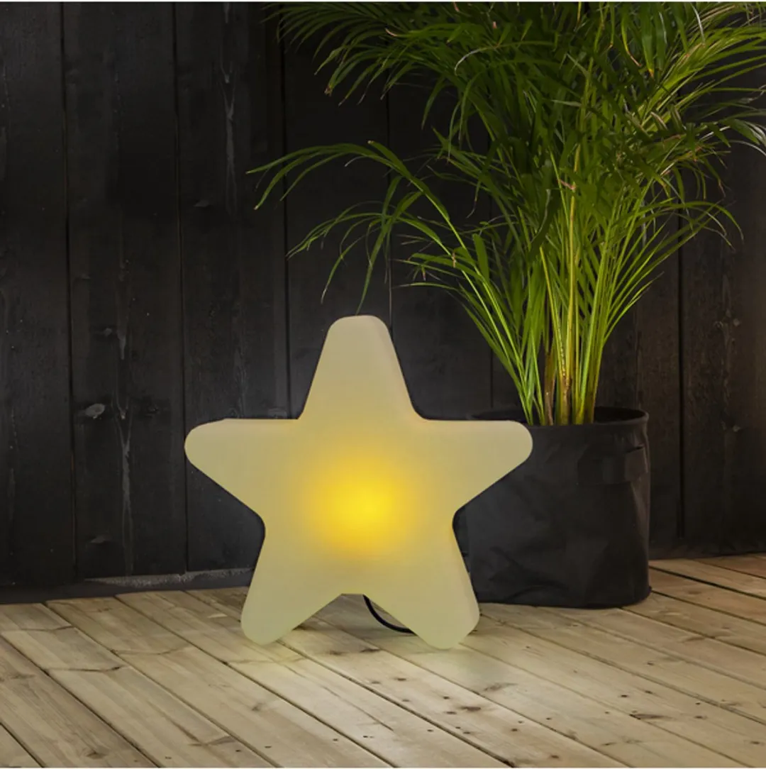 Star Trading Prikkabel E27 0.9W Warm Wit Mat Geel