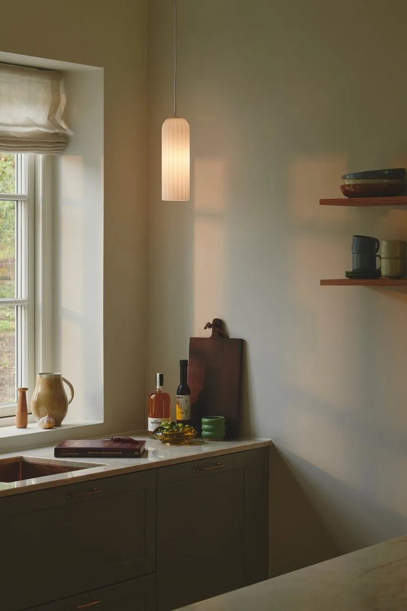 Nordlux Miella Hanglamp E27 - Opaal wit - Ø10cm