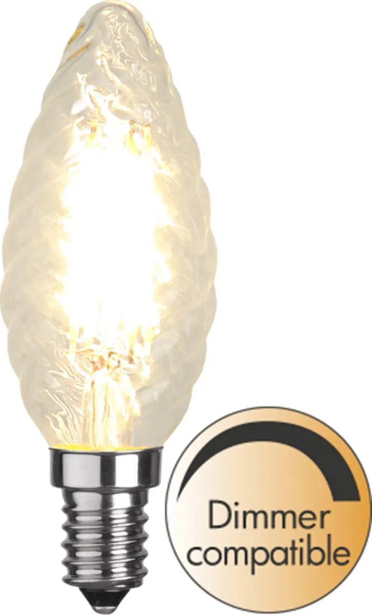 Star Trading Kaarslamp E14 4.2W Extra Warm Wit