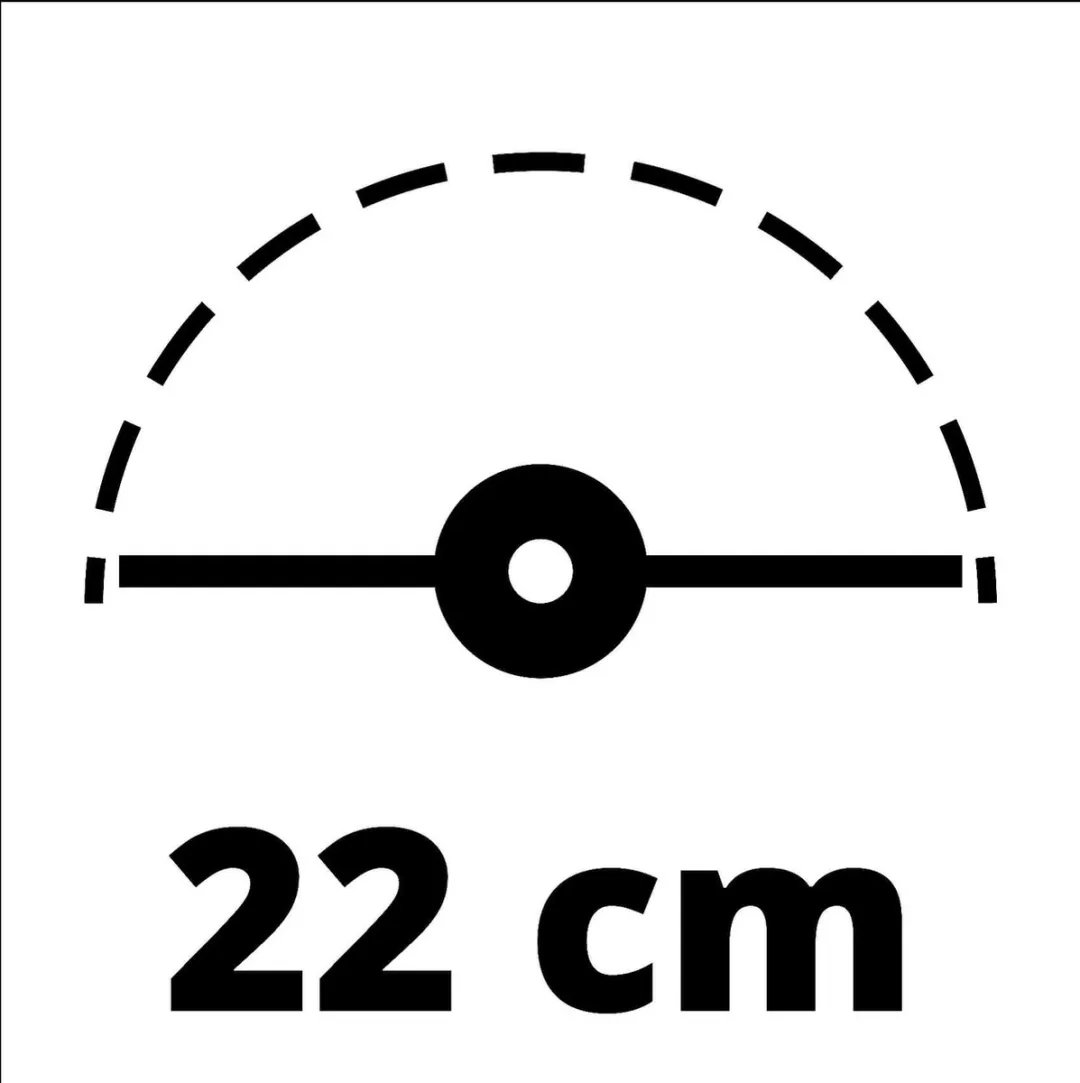Einhell GC-ET 2522 Elektrische Grastrimmer 250W - 22cm - afbeelding 6 van 6