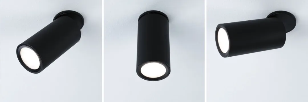 Paulmann LED-inbouwlamp Turnal 6W 470lm 2700K - Zwart mat