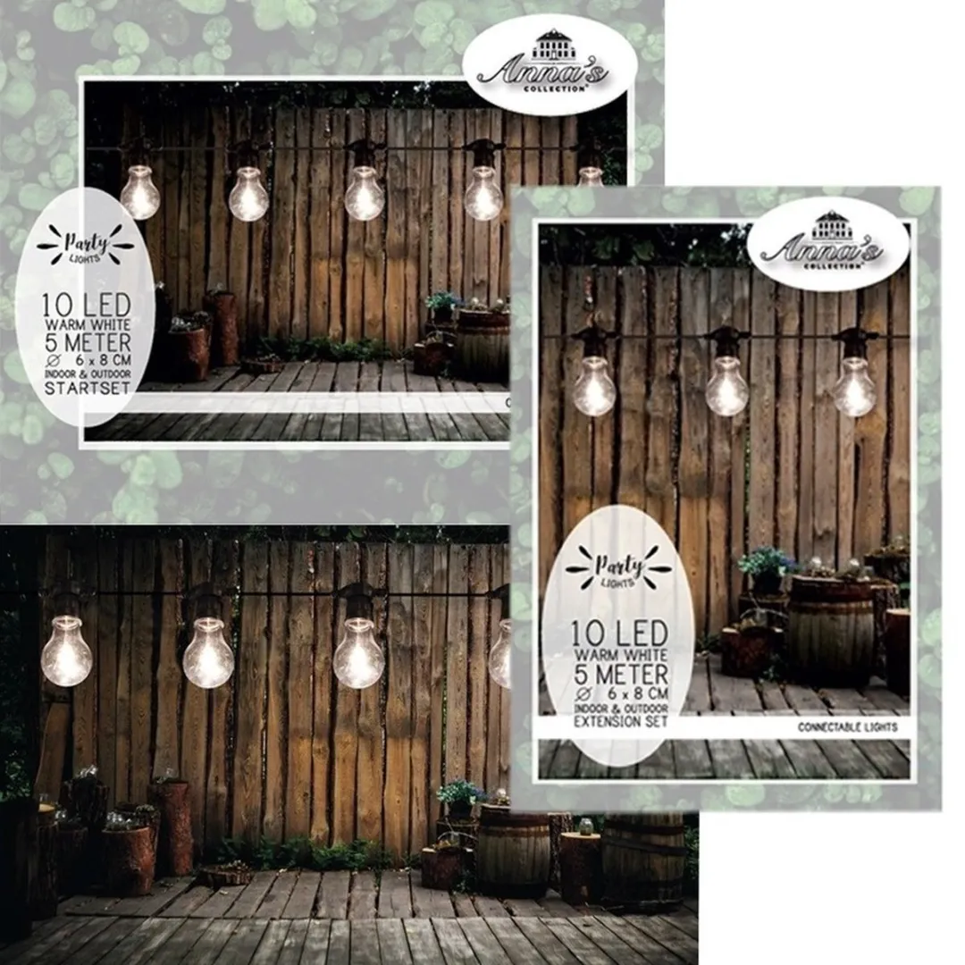 Anna's Collection Feestverlichting Lichtsnoer 10m Warm Wit