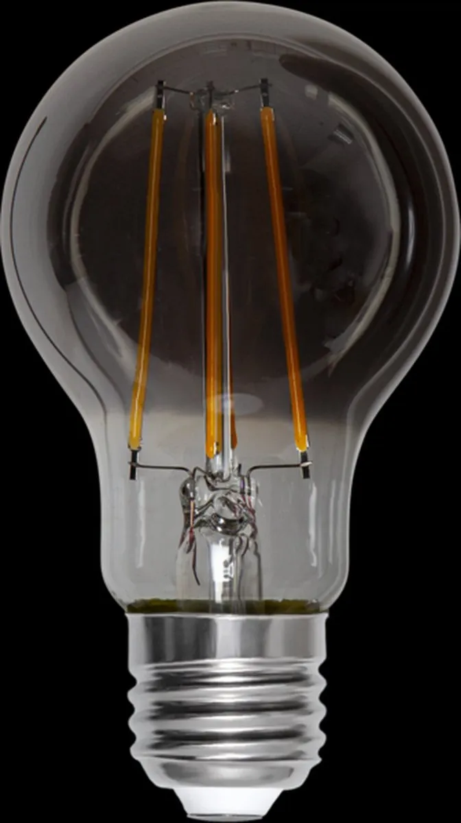 Star Trading Standaard Bol E27 3.9W Rookglas - 3 Stuks