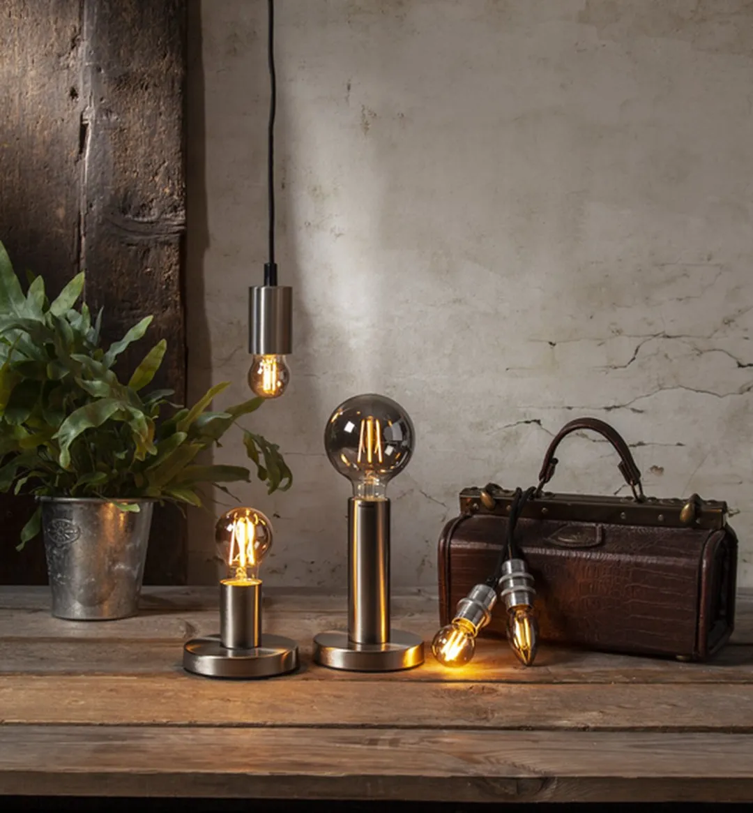 Star Trading Standaard Bol E27 3.9W Rookglas - 3 Stuks