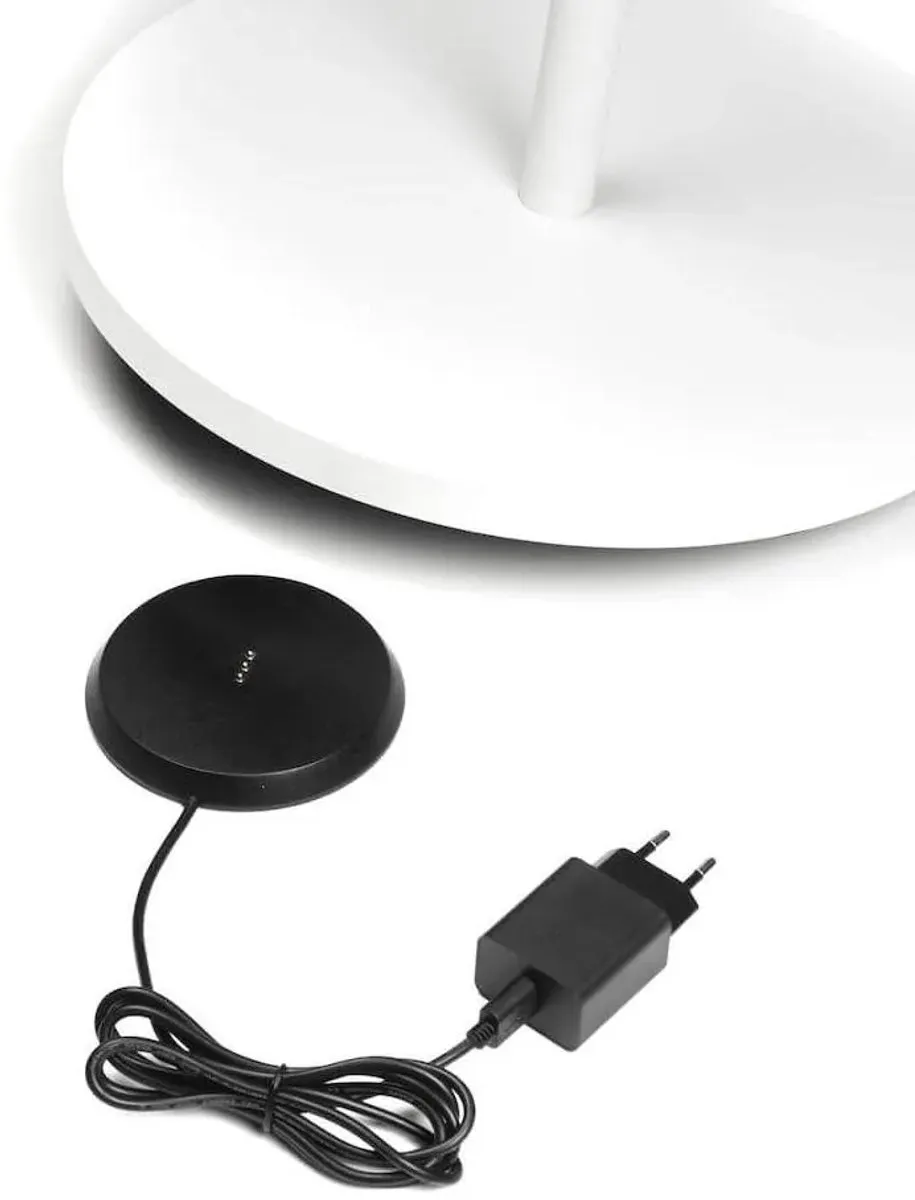 Konstsmide Pomezia staande lamp (snoerloos) met dimmer - H 150cm - Wit