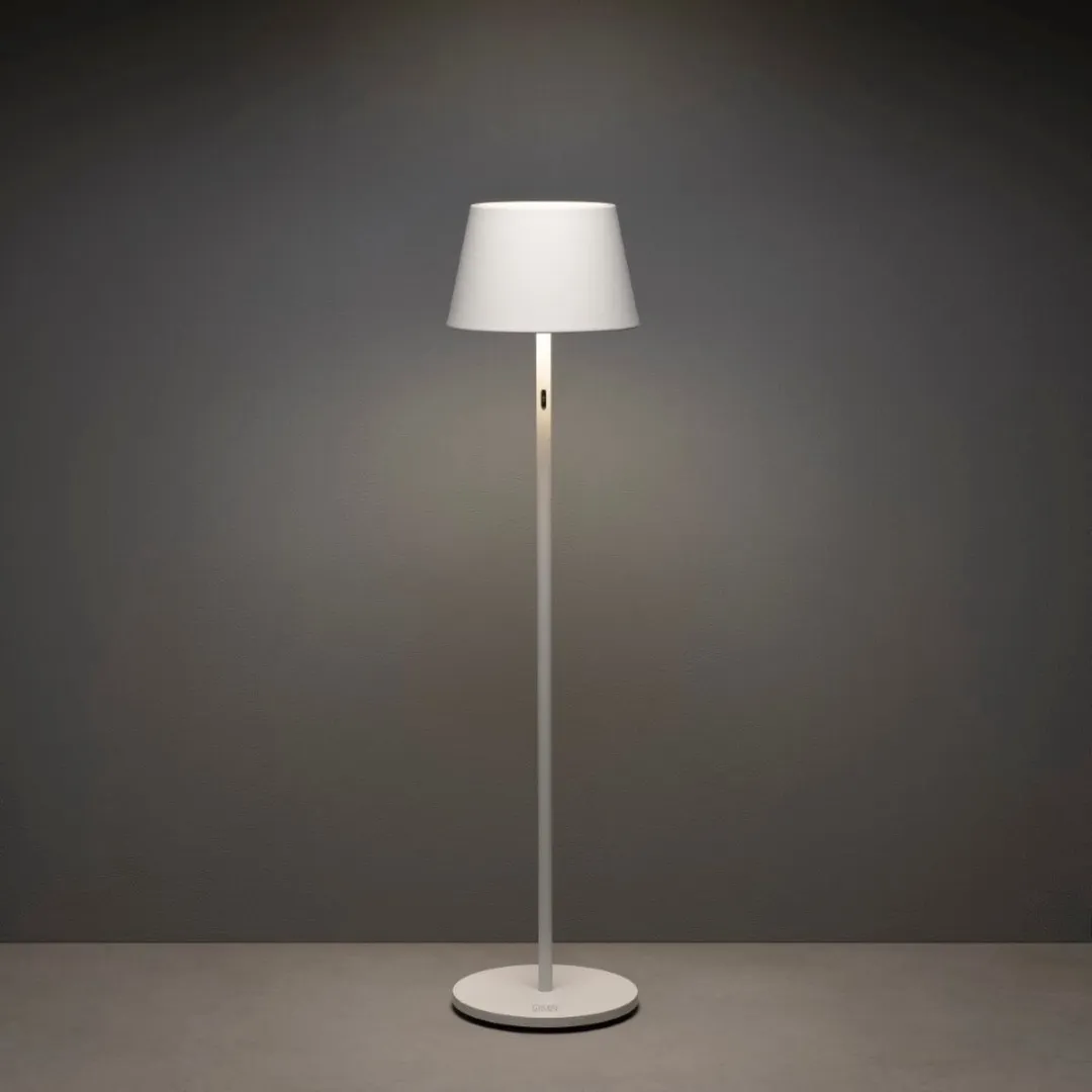 Konstsmide Pomezia staande lamp (snoerloos) met dimmer