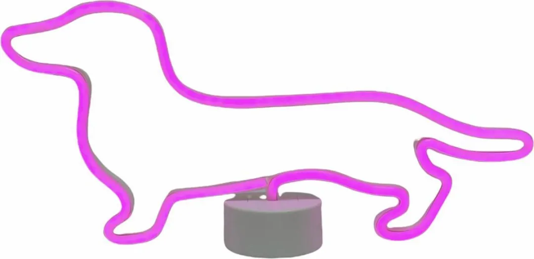 Twinkle Toys Teckel LED Neon Hond
