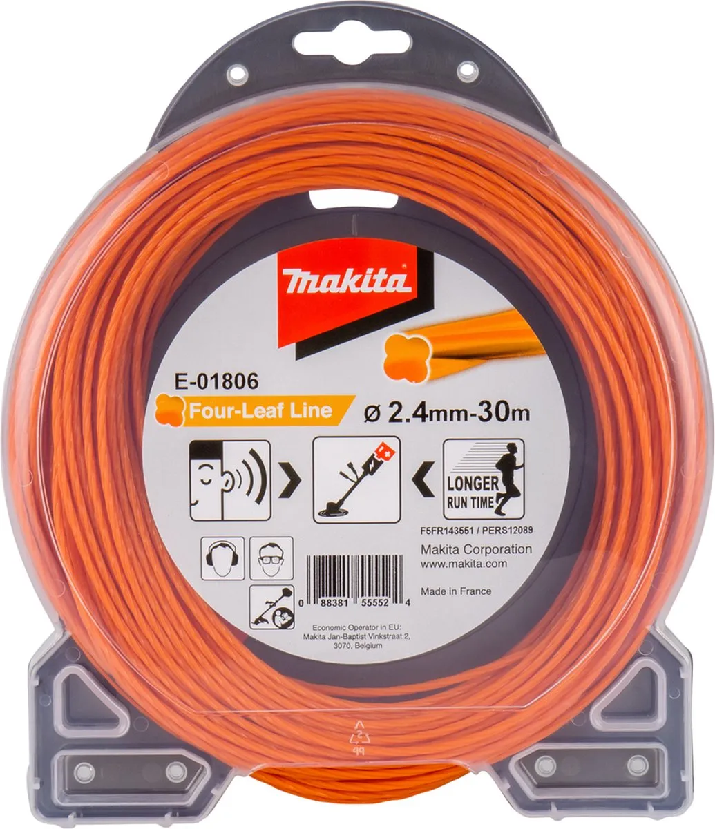 Makita Maaidraad 2,4x30m Oranje