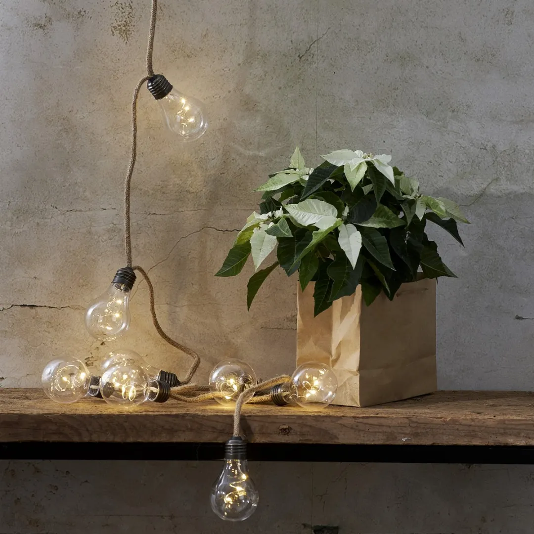 Star Trading LED Kerstverlichting Batterij 2,55m - Koper