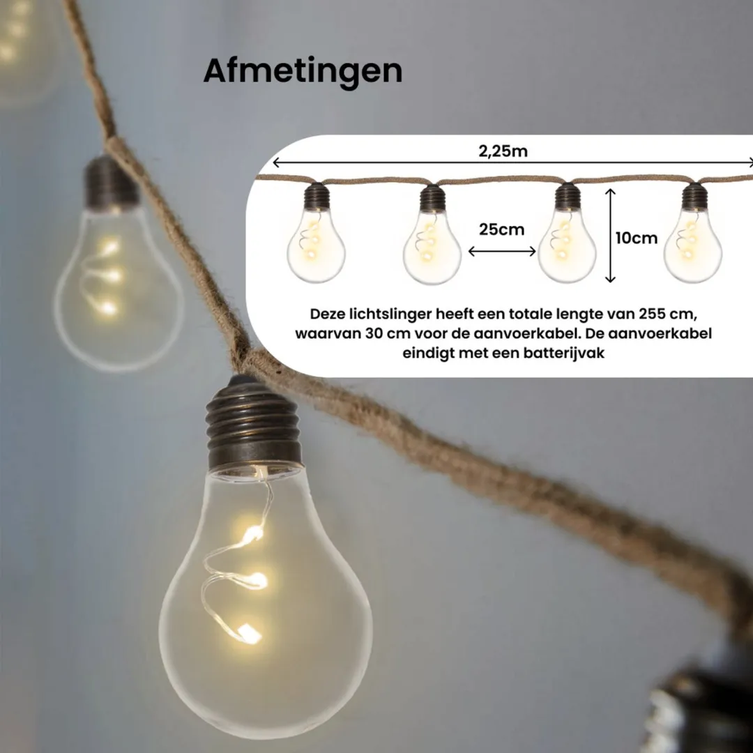 Star Trading LED Kerstverlichting Batterij 2,55m - Koper